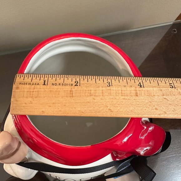 Rae Dunn x Frosty The Snowman 10.5" Winter Christmas Canister Cookie Jar NWT! - Picture 3 of 9